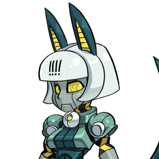 😶 Стикер «Скаллгерлс!/Skullgirls!» для Telegram
