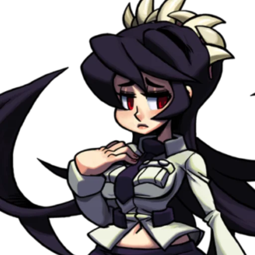 😔 Стикер «Скаллгерлс!/Skullgirls!» для Telegram