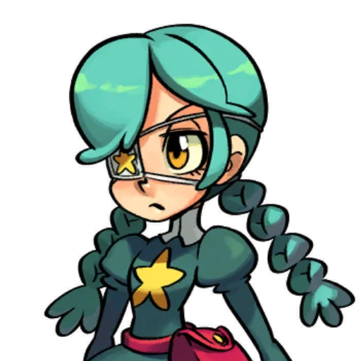 😶 Стикер «Скаллгерлс!/Skullgirls!» для Telegram