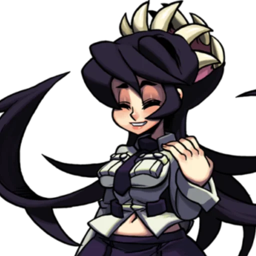 😁 Стикер «Скаллгерлс!/Skullgirls!» для Telegram