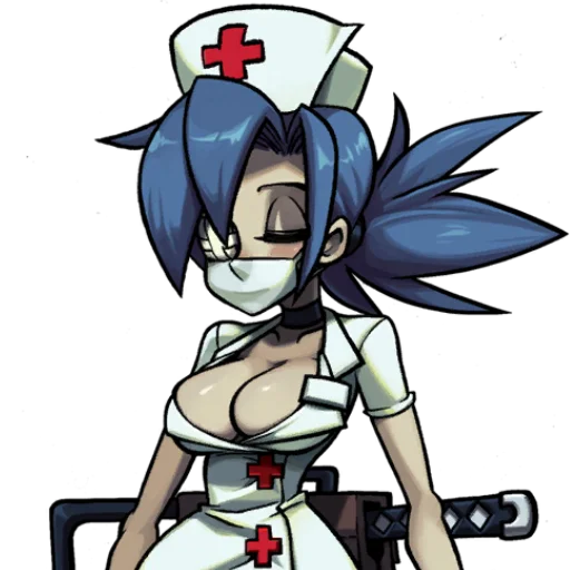 😌 Стикер «Скаллгерлс!/Skullgirls!» для Telegram