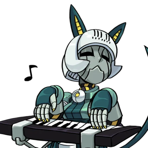 🎵 Стикер «Скаллгерлс!/Skullgirls!» для Telegram