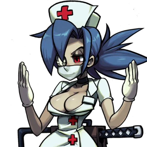 😏 Стикер «Скаллгерлс!/Skullgirls!» для Telegram