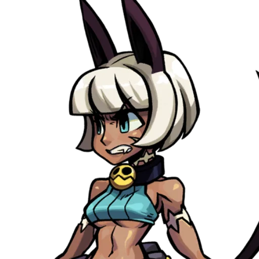 😾 Стикер «Скаллгерлс!/Skullgirls!» для Telegram