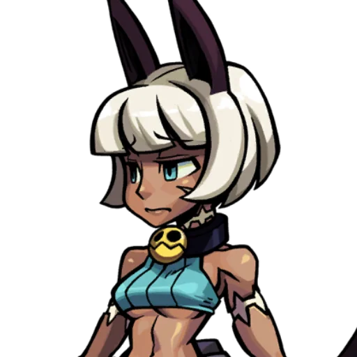 😿 Стикер «Скаллгерлс!/Skullgirls!» для Telegram