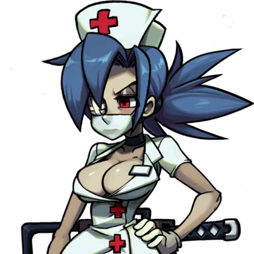 😤 Стикер «Скаллгерлс!/Skullgirls!» для Telegram