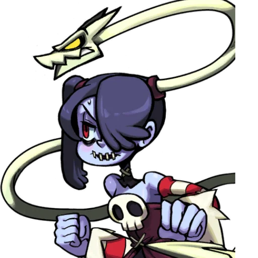 🤬 Стикер «Скаллгерлс!/Skullgirls!» для Telegram