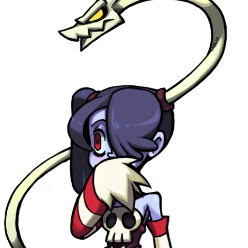 🤭 Стикер «Скаллгерлс!/Skullgirls!» для Telegram