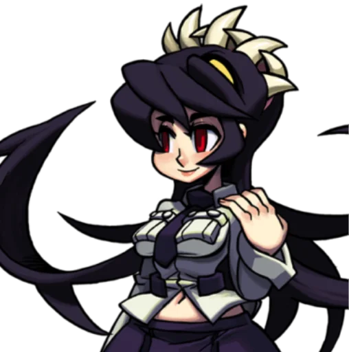 🙂 Стикер «Скаллгерлс!/Skullgirls!» для Telegram