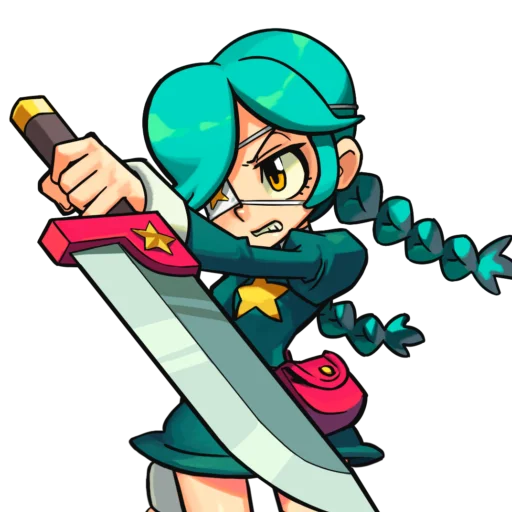 😤 Стикер «Скаллгерлс!/Skullgirls!» для Telegram