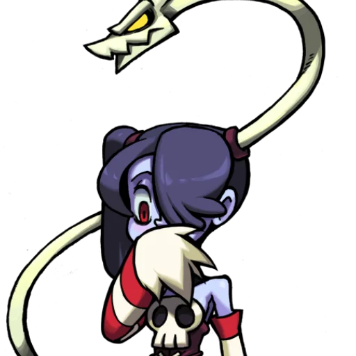 🤭 Стикер «Скаллгерлс!/Skullgirls!» для Telegram