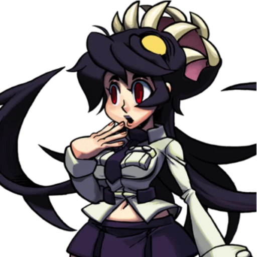 😨 Стикер «Скаллгерлс!/Skullgirls!» для Telegram