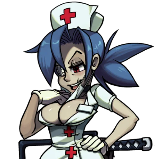 😏 Стикер «Скаллгерлс!/Skullgirls!» для Telegram