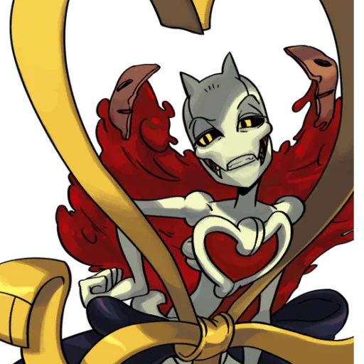 😍 Стикер «Скаллгерлс!/Skullgirls!» для Telegram
