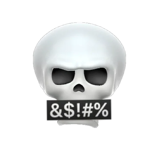 🤬 Стикер «SKULL MEMOJI» для Telegram