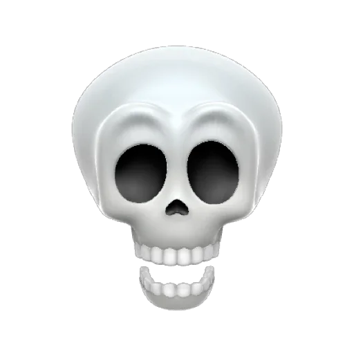 😳 Стикер «SKULL MEMOJI» для Telegram