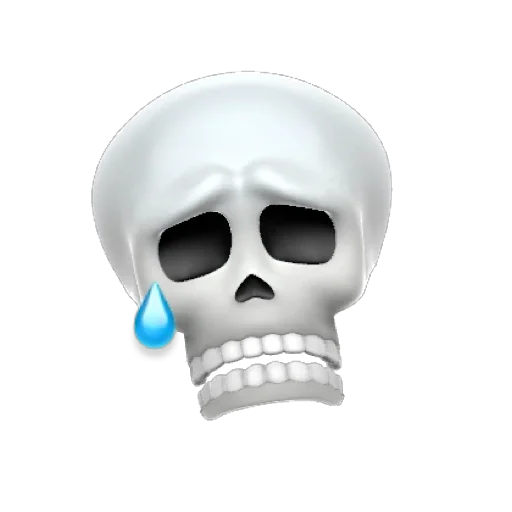 😢 Стикер «SKULL MEMOJI» для Telegram