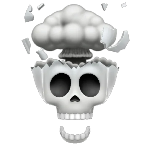 🤯 Стикер «SKULL MEMOJI» для Telegram
