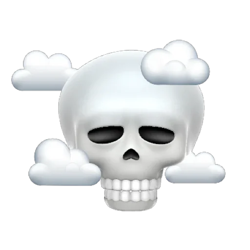 ☁️ Стикер «SKULL MEMOJI» для Telegram