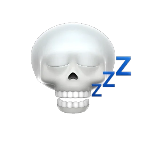 😴 Стикер «SKULL MEMOJI» для Telegram