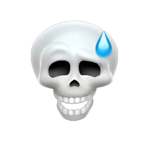 😧 Стикер «SKULL MEMOJI» для Telegram