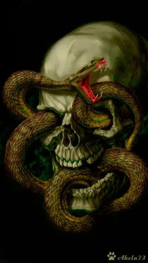 💀 Стикер «Skulls» для Telegram