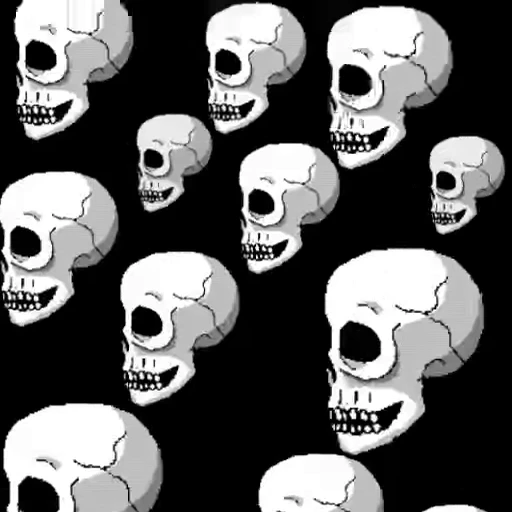 💀 Стикер «Skulls» для Telegram