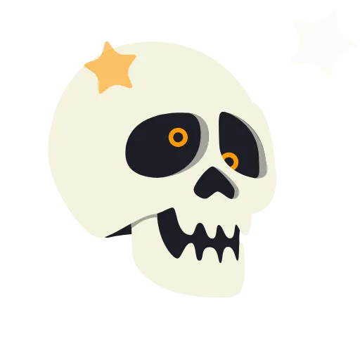 Стикерпак Skull для Telegram