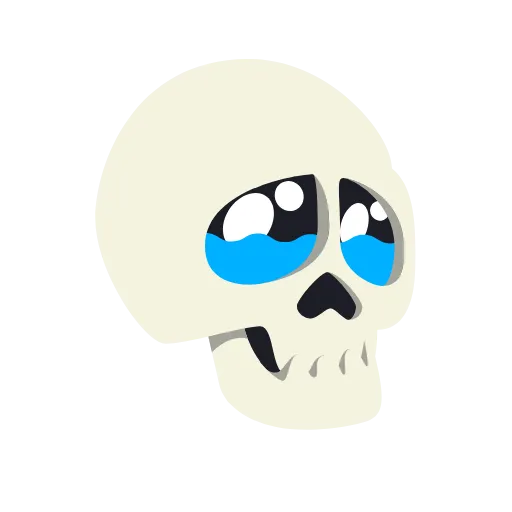 😉 Стикер «Skull» для Telegram