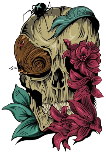 💀 Стикер «skullUI» для Telegram
