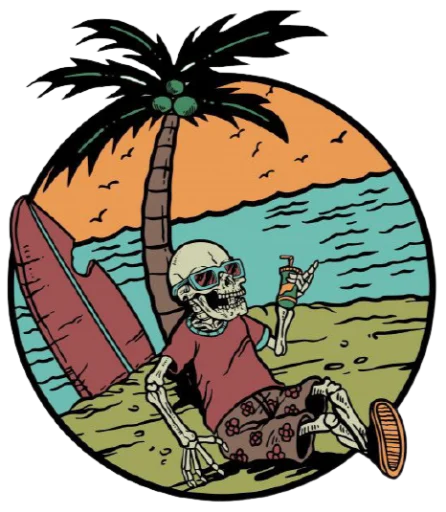 💀 Стикер «skullUI» для Telegram