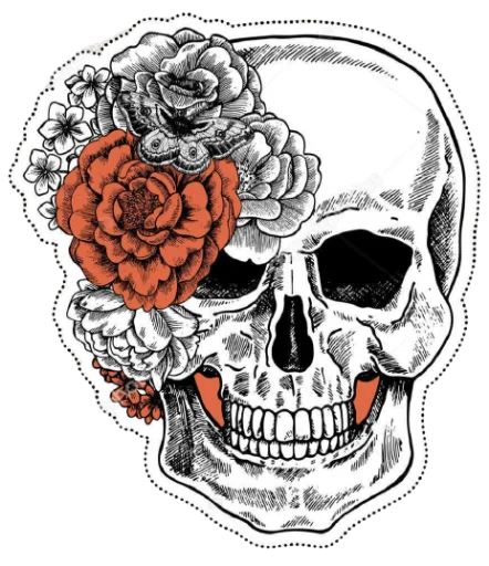💀 Стикер «skullUI» для Telegram