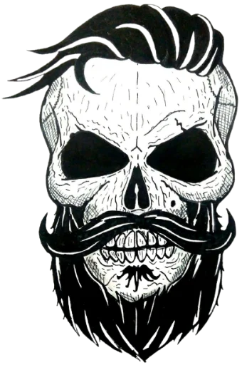 💀 Стикер «skullUI» для Telegram