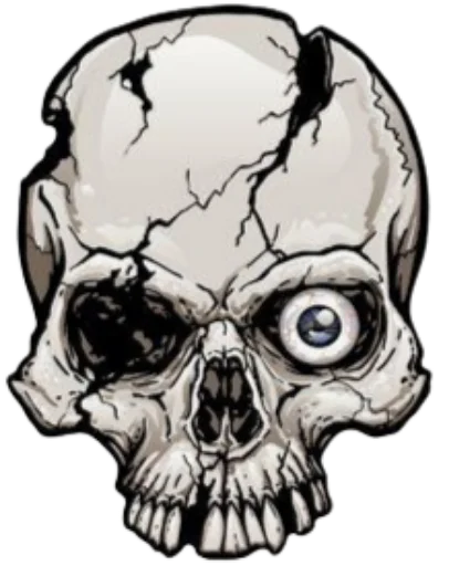 💀 Стикер «skullUI» для Telegram