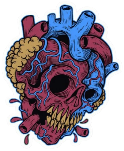 💀 Стикер «skullUI» для Telegram