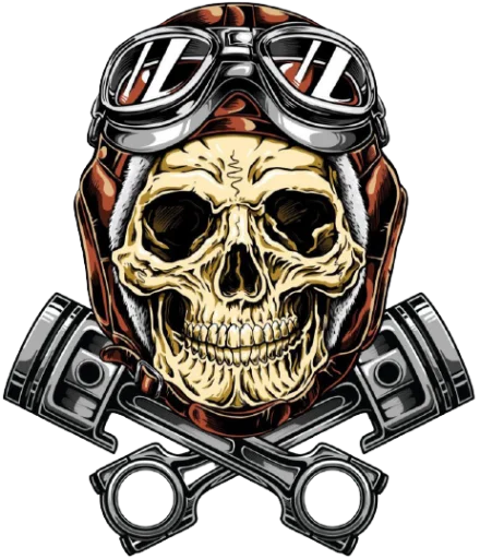 💀 Стикер «skullUI» для Telegram