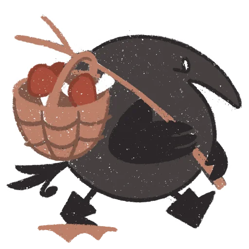 🍄‍🟫 Стикер «skvorchik autumn» для Telegram