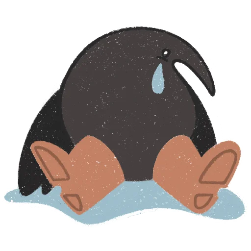 😢 Стикер «skvorchik autumn» для Telegram