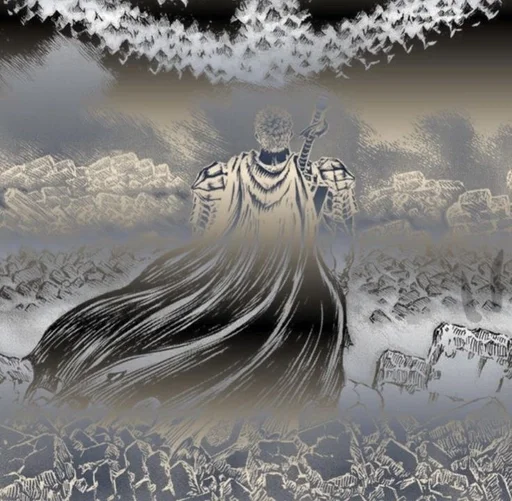 😶 Стикер «Berserk Guts» для Telegram