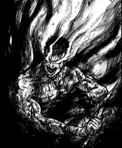 😠 Стикер «Berserk Guts» для Telegram