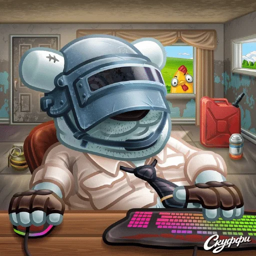 🌟 Стикер «Скуффи» для Telegram