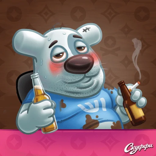 🌟 Стикер «Скуффи» для Telegram