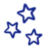 Стикер 22 Karma Blue