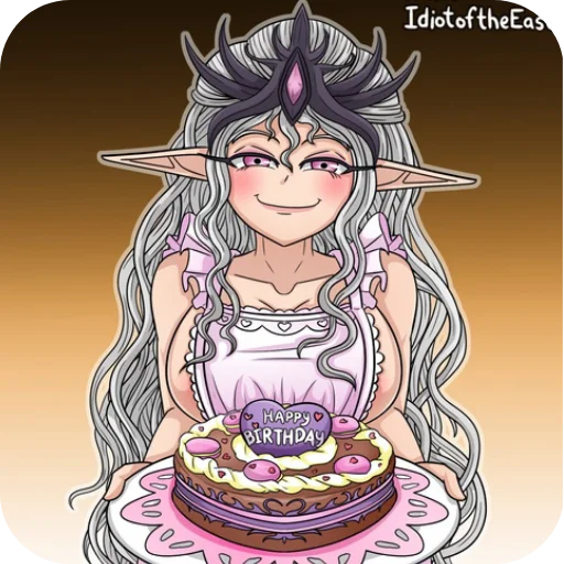 🎂 Стикер «Слааняша» для Telegram