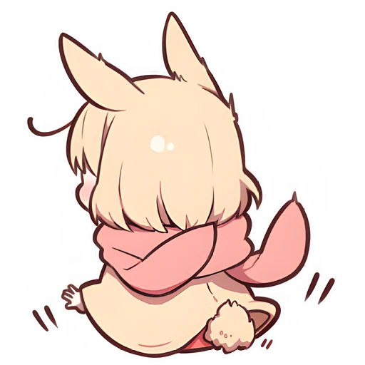 😔 Стикер «Сладкий зайчик 3» для Telegram