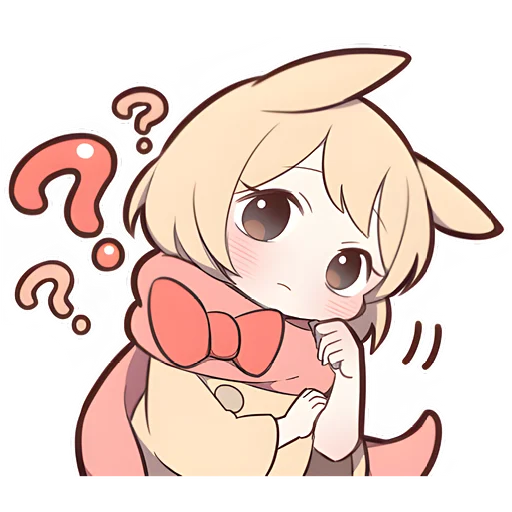 🤔 Стикер «Сладкий зайчик 2» для Telegram