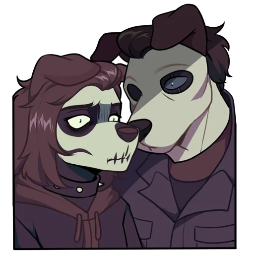 👀 Стикер «Slasher 0.1» для Telegram