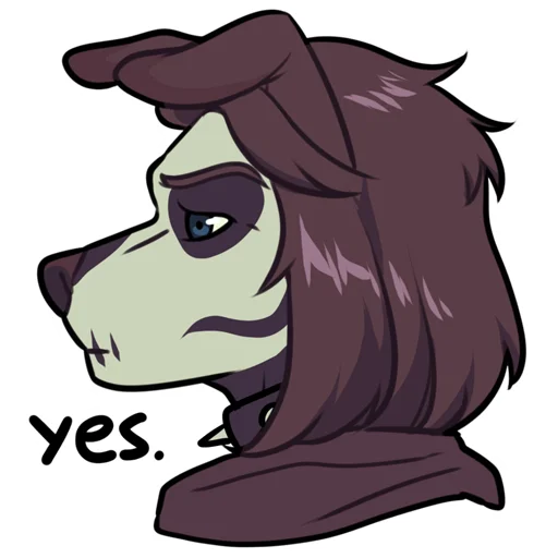 🗿 Стикер «Slasher 0.1» для Telegram
