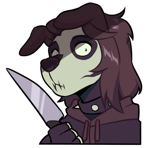 🔪 Стикер «Slasher 0.1» для Telegram
