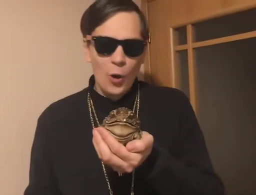 🐸 Стикер «SLAVA KPSS» для Telegram